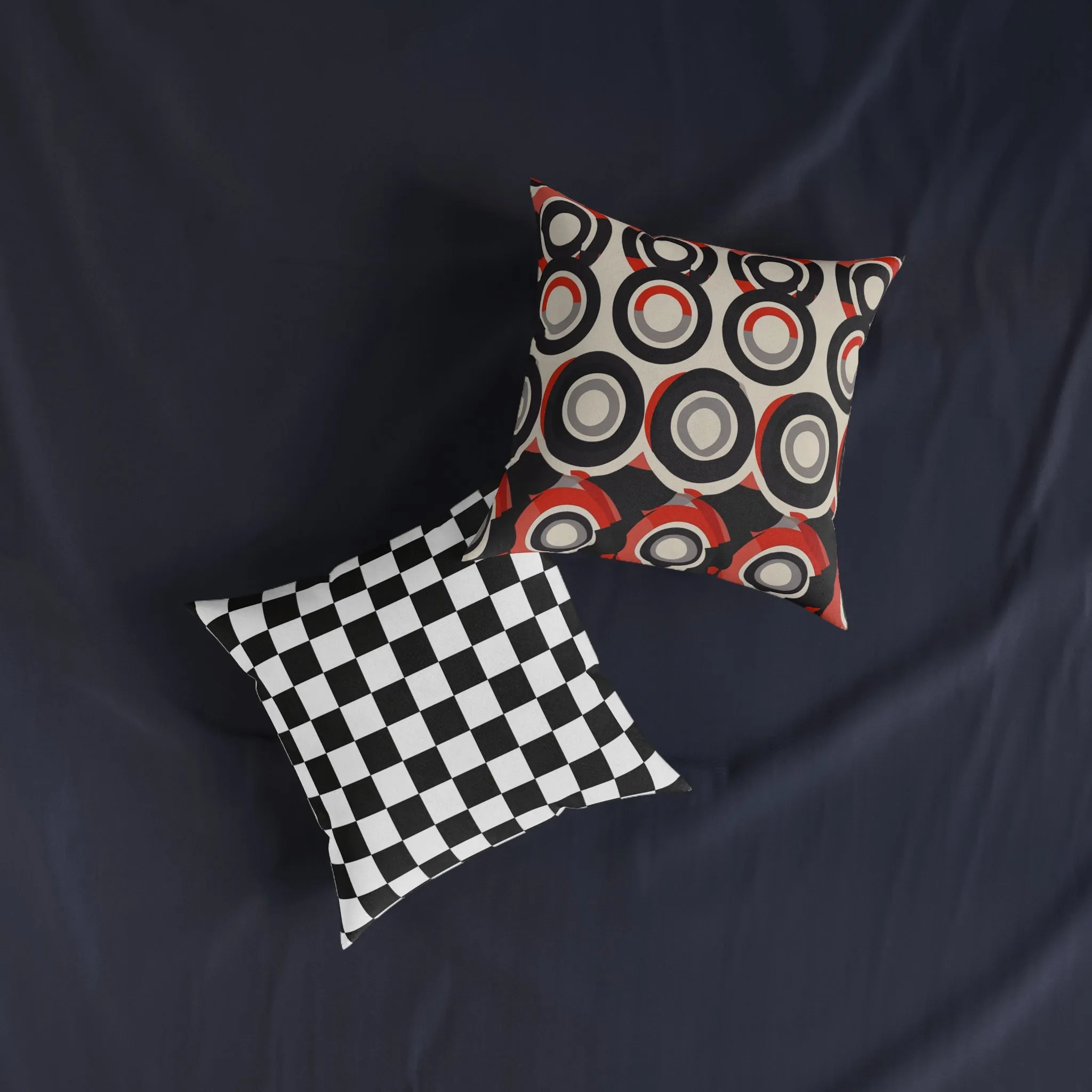 1960's Retro 2 - Square Pillow - UK