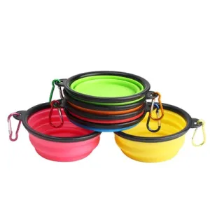 1PC Foldable Silicone Bowl for Pet (5.1 inches)