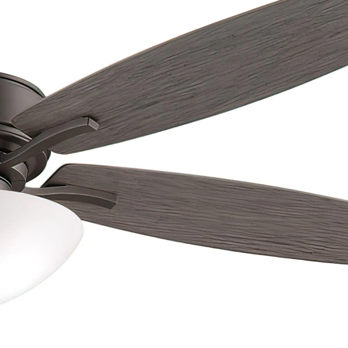 Aire Deluxe 52 Inch Matte Greige Ceiling Fan with Light Kit and Pull Chain