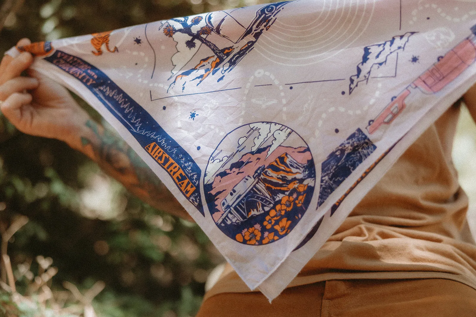 Airstream "Venture with Curiosity" Bandana by Bandits