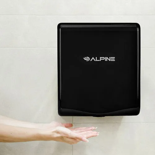 ALPINE® 405-10-BLA WILLOW™ ADA Compliant Black Stainless Steel High-Speed Hand Dryer