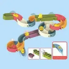 Baby Bath Track Toy with Duck & Balls