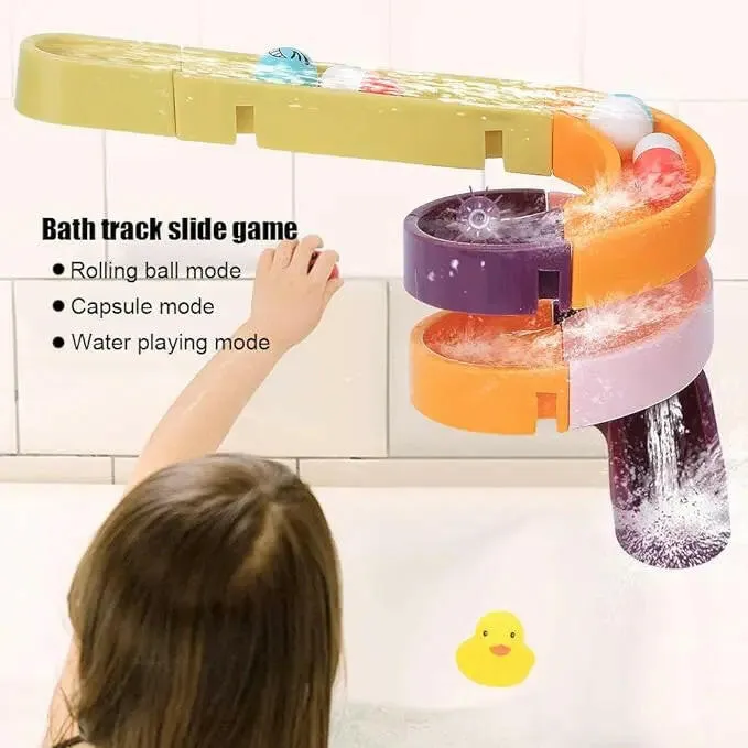 Baby Bath Track Toy with Duck & Balls