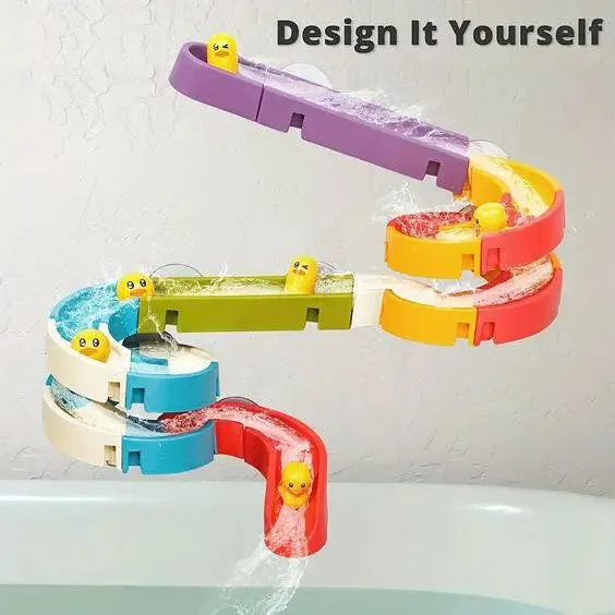 Baby Bath Track Toy with Duck & Balls