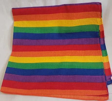 Bam IIII -- Cotton  Bandanas -- Rainbow