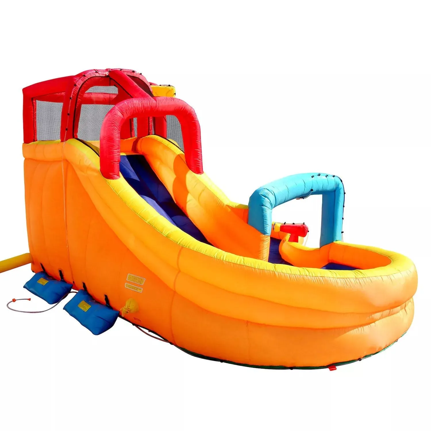 Banzai Kids Lazy River Adventure Inflatable Water Park and Battle Bop Banzai Combo Set