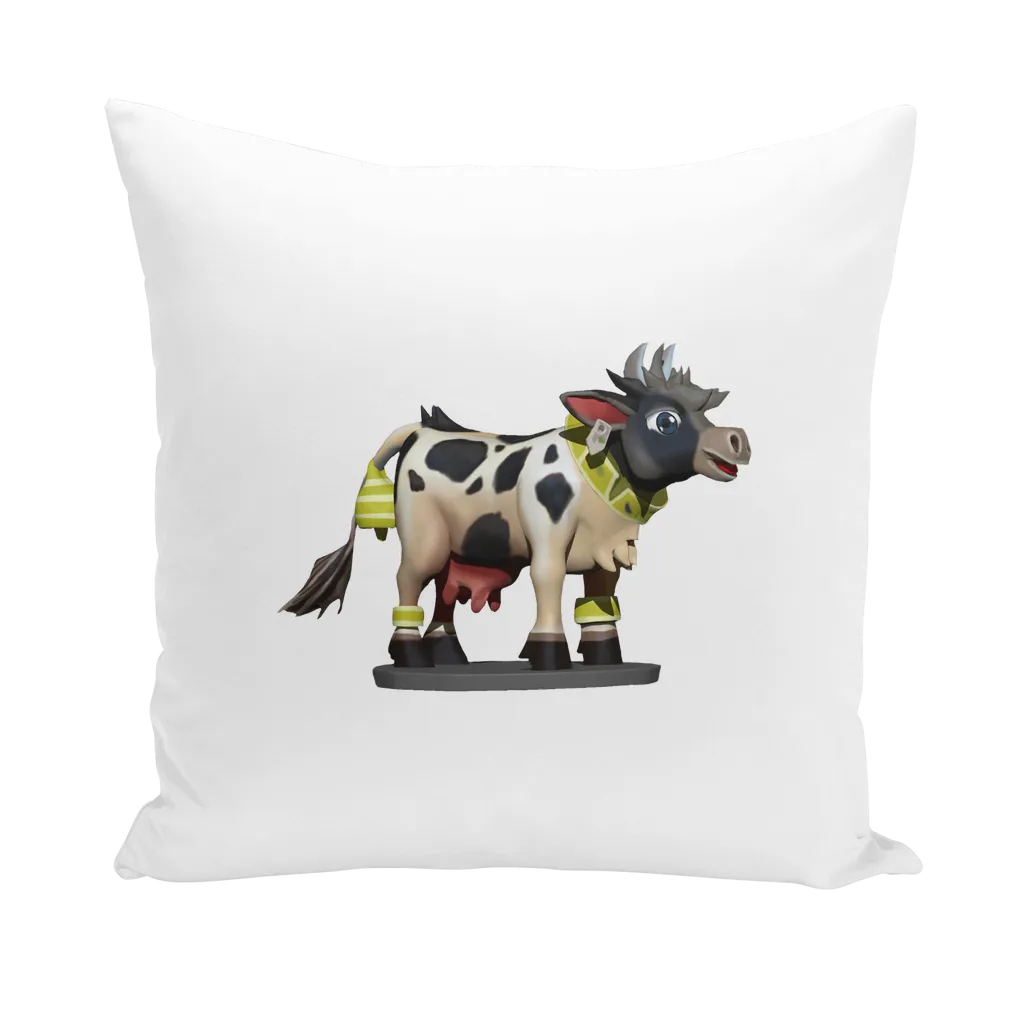 Black and White Cow Throw Pillows