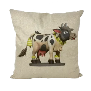 Black and White Cow Throw Pillows