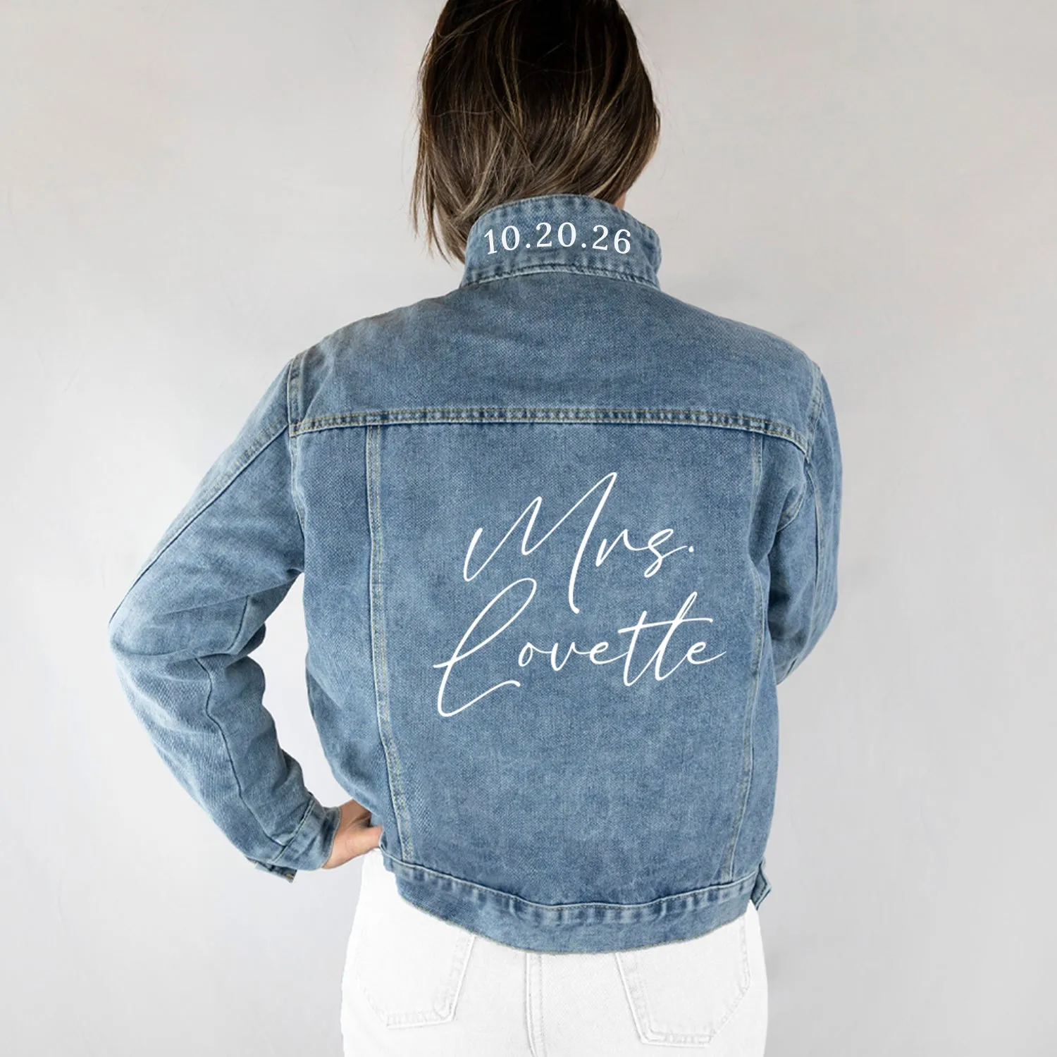 (Blue Denim) Future Mrs Jean Jacket