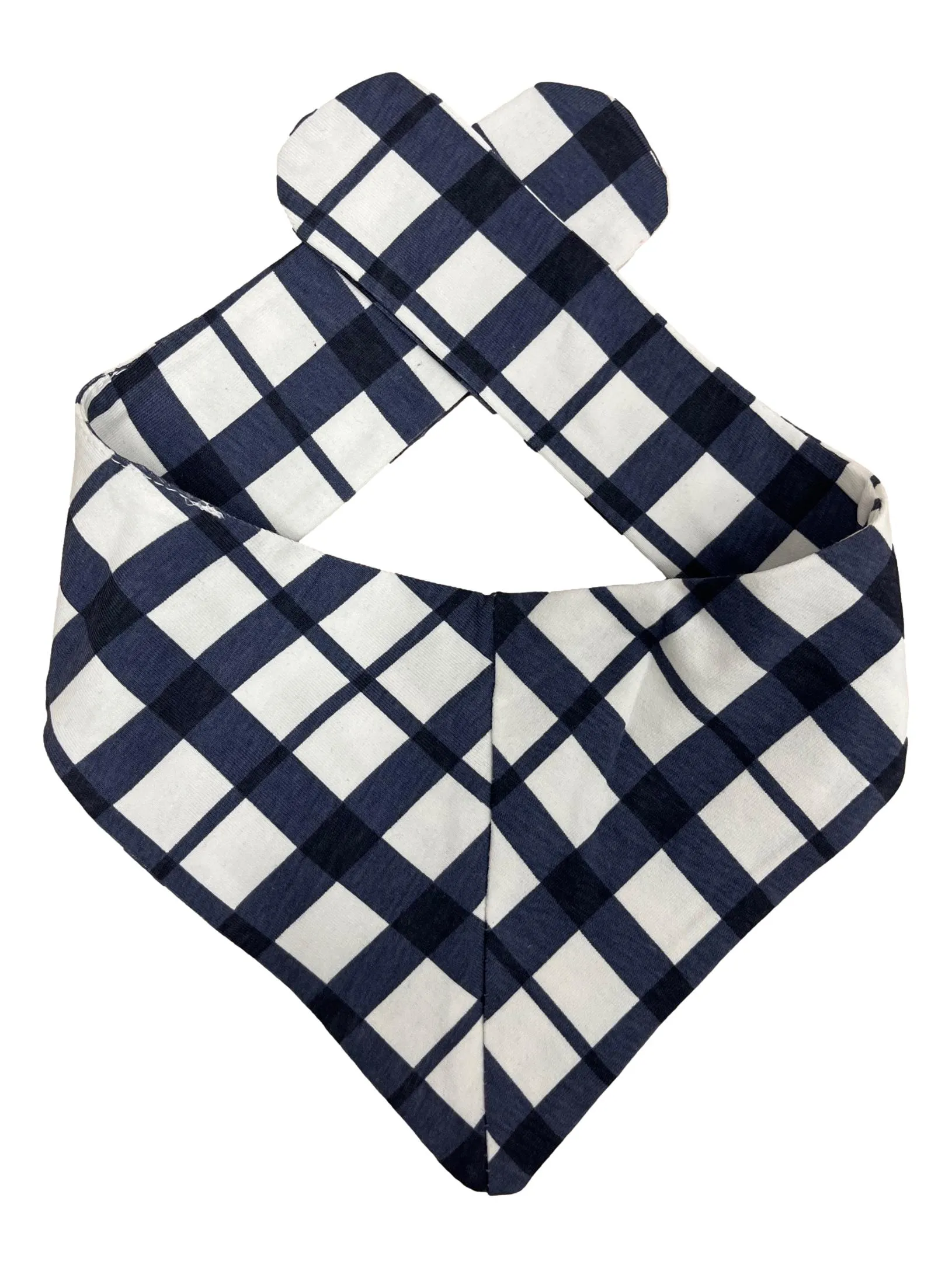 Blue Gingham Pet Bandana