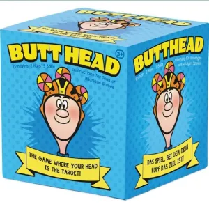 Butt Head Party Game Includes 2 hats and 3 Balls