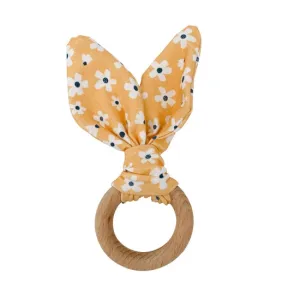 Chewable Charm Crinkle Bunny Ears Teethers