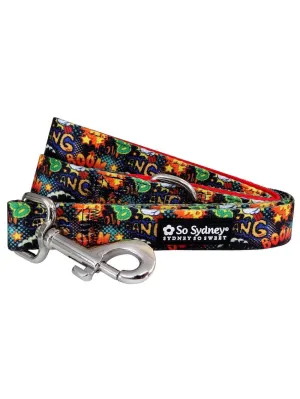 Comic Book Hero Red Designer Dog Leash