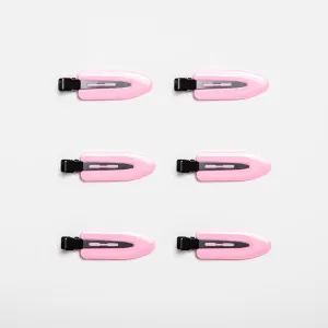 Creasless No-Bend Hair Clips 6-pack