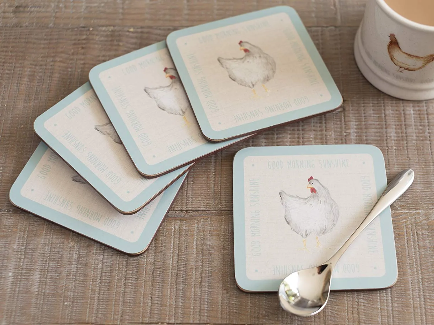 Creative Tops Feather Lane Pack Of 6 Coasters