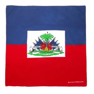 CTM® Cotton Haitian Flag Bandana Set (Pack of 12)