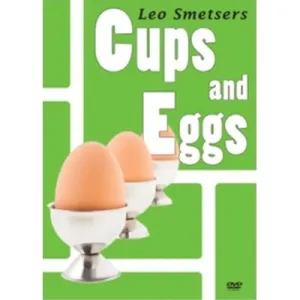 Cups and Eggs (DVD and Props) by Leo Smetsers and Alakazam Magic - DVD