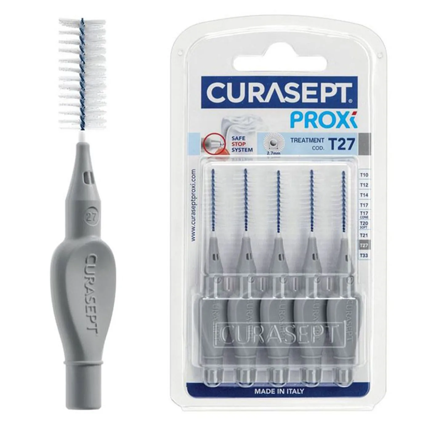 Curasept Proxi T27 Grey Interdental Brush 5 PC