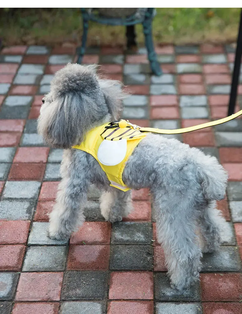 Cute Bee Vest Cats & Small Dog Leash