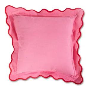 Darcy Linen Pillow - Light Pink   Cherry