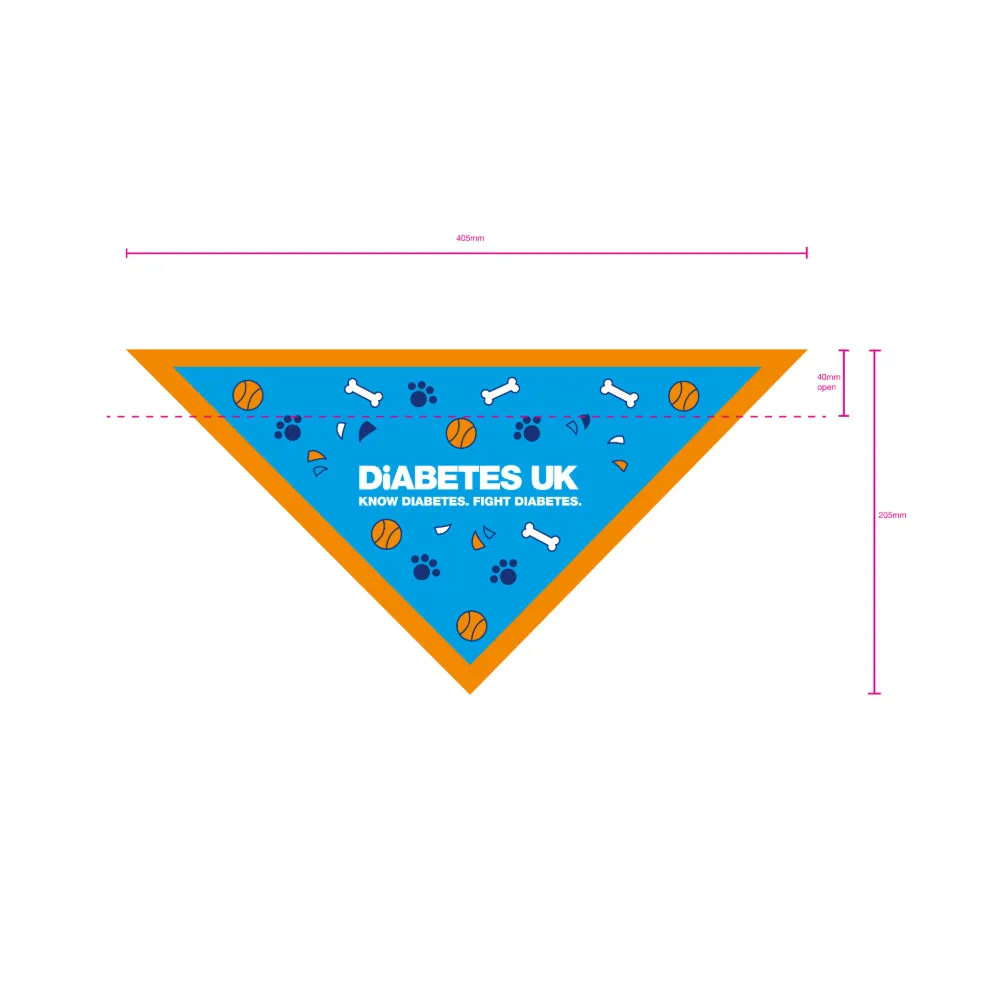 Diabetes UK Dog Bandana