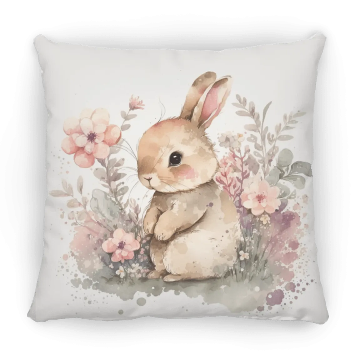 Easter Bunny  Medium Square Pillow