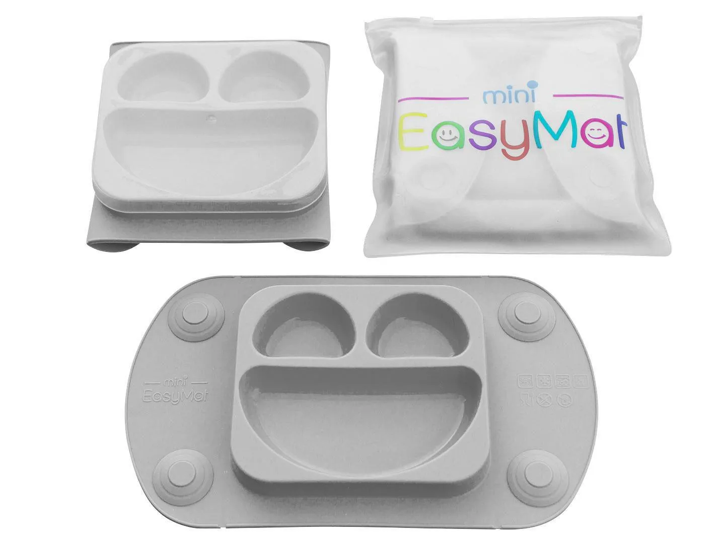 EasyMat Mini Portable Baby Suction Plate