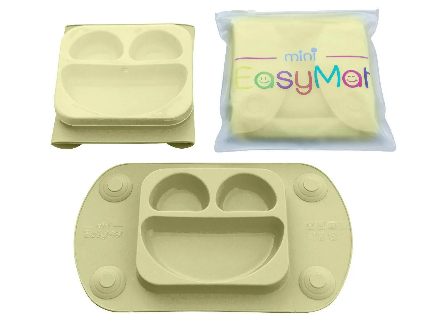 EasyMat Mini Portable Baby Suction Plate