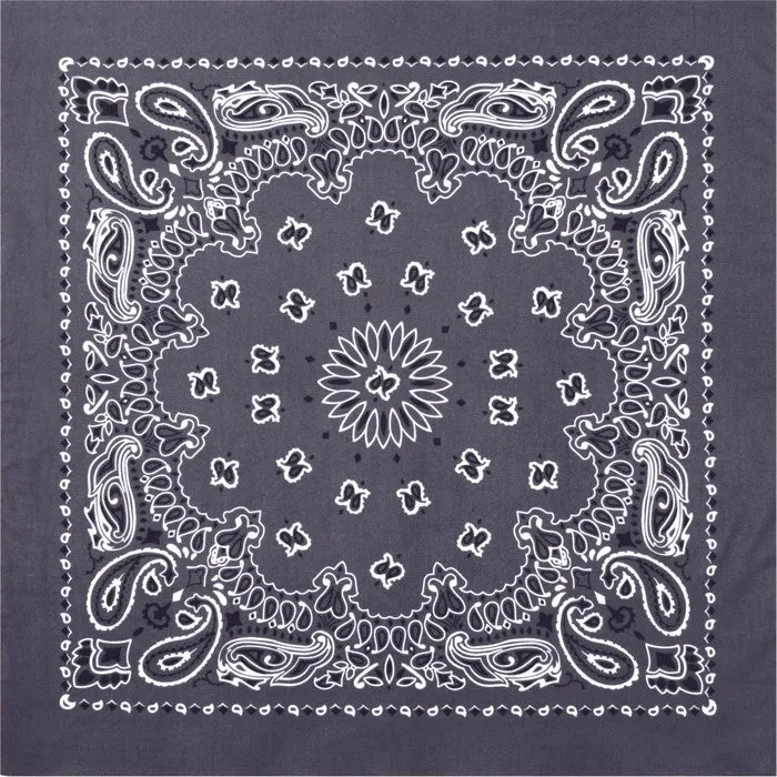 Grey - Trainmen Jumbo Bandana 27 in. x 27 in.