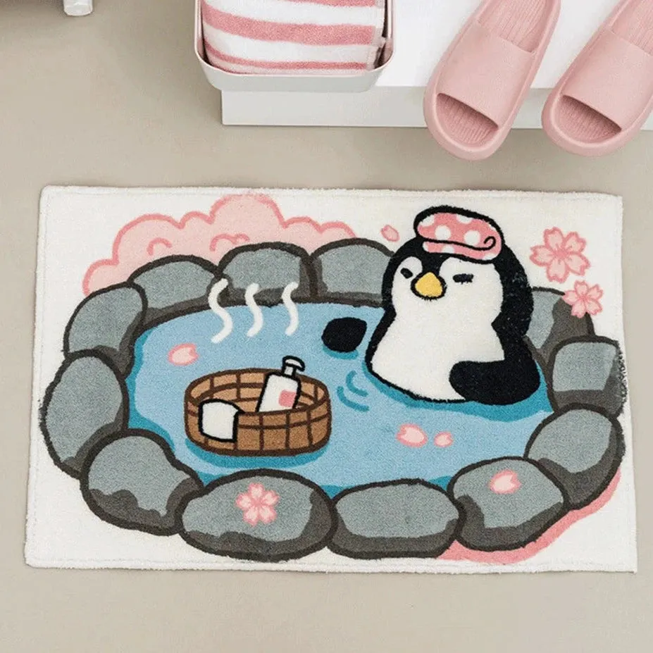 Hot Spring Animals Floor Mats