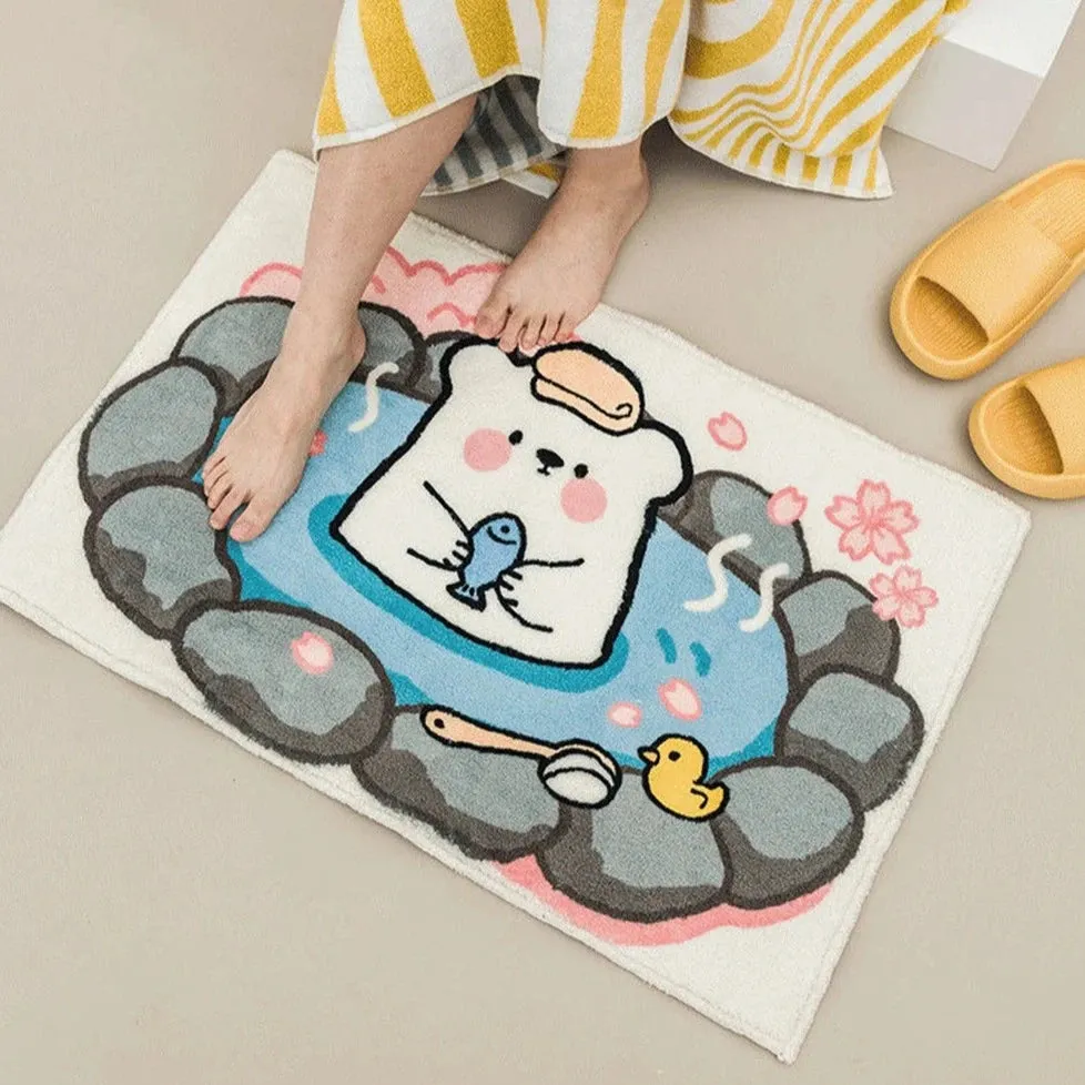 Hot Spring Animals Floor Mats