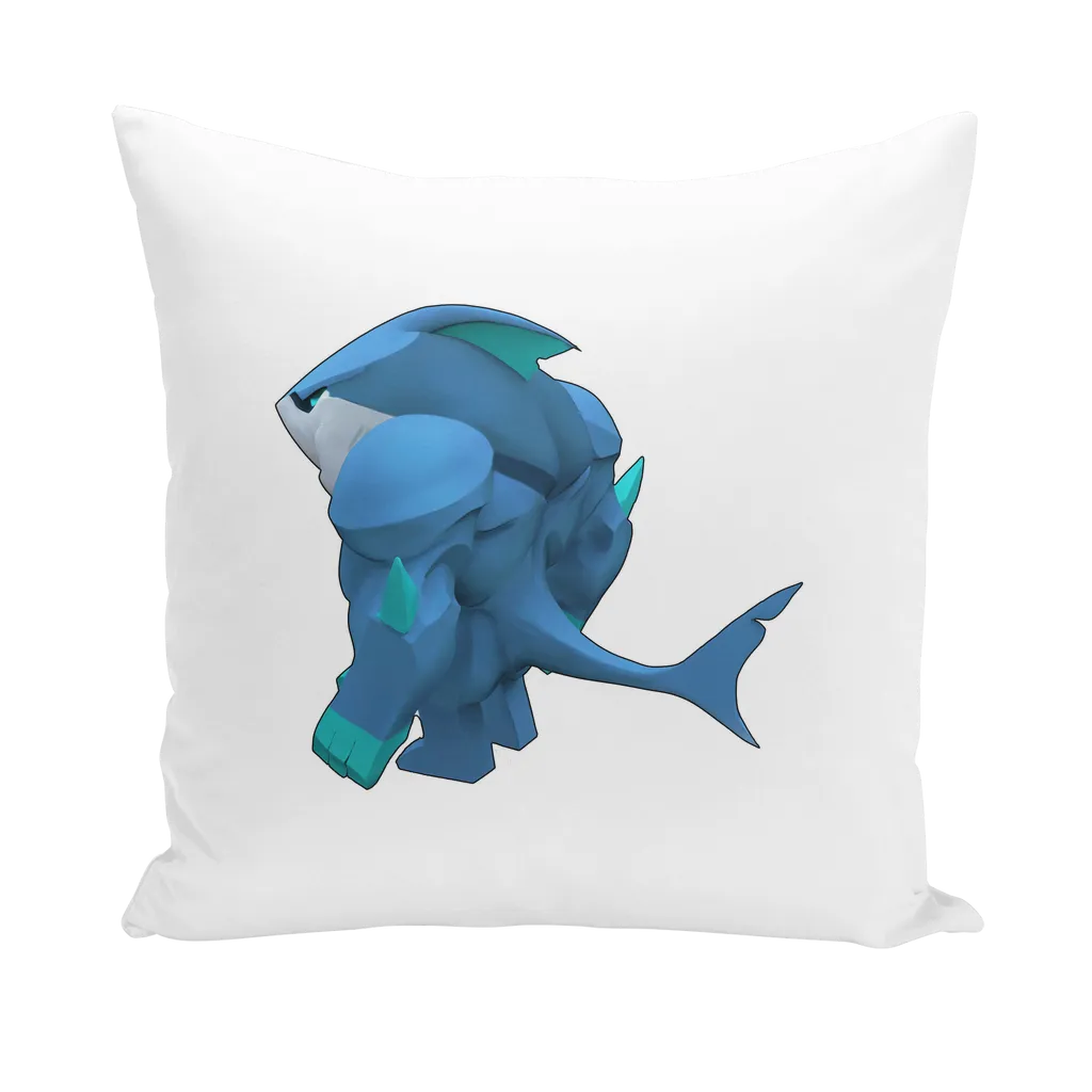 Ice Shark Throw Pillows