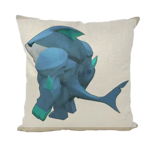 Ice Shark Throw Pillows