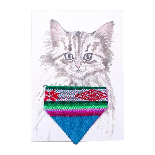 Inca Blue Cat Bandana