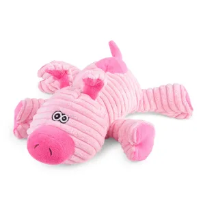 Kazoo Furries Funky Pig Plush Dog Toy Medium