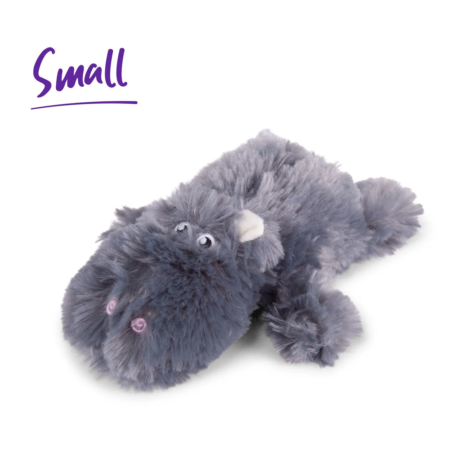 Kazoo Furries Lazy Hippo Plush Dog Toy