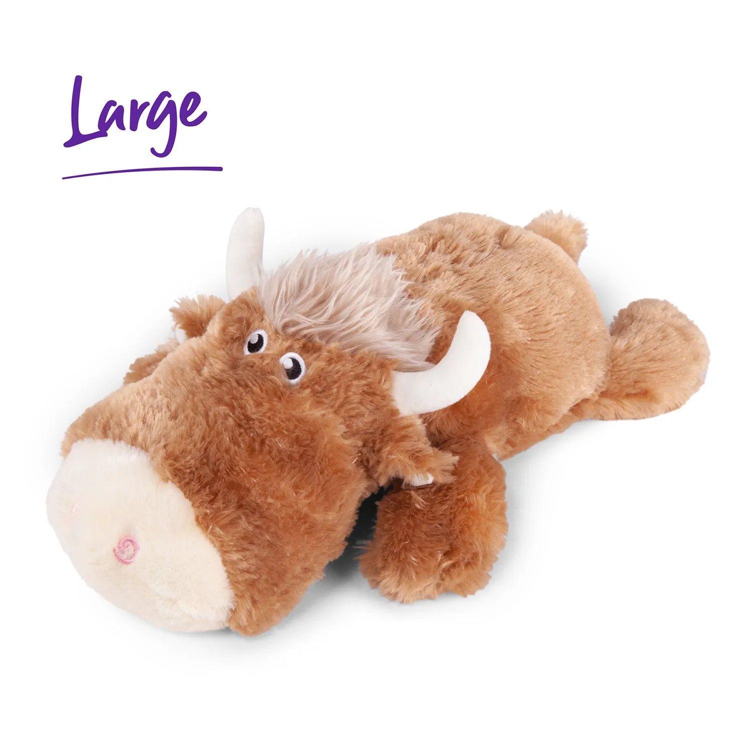 Kazoo Furries Lazy Ox Plush Dog Toy