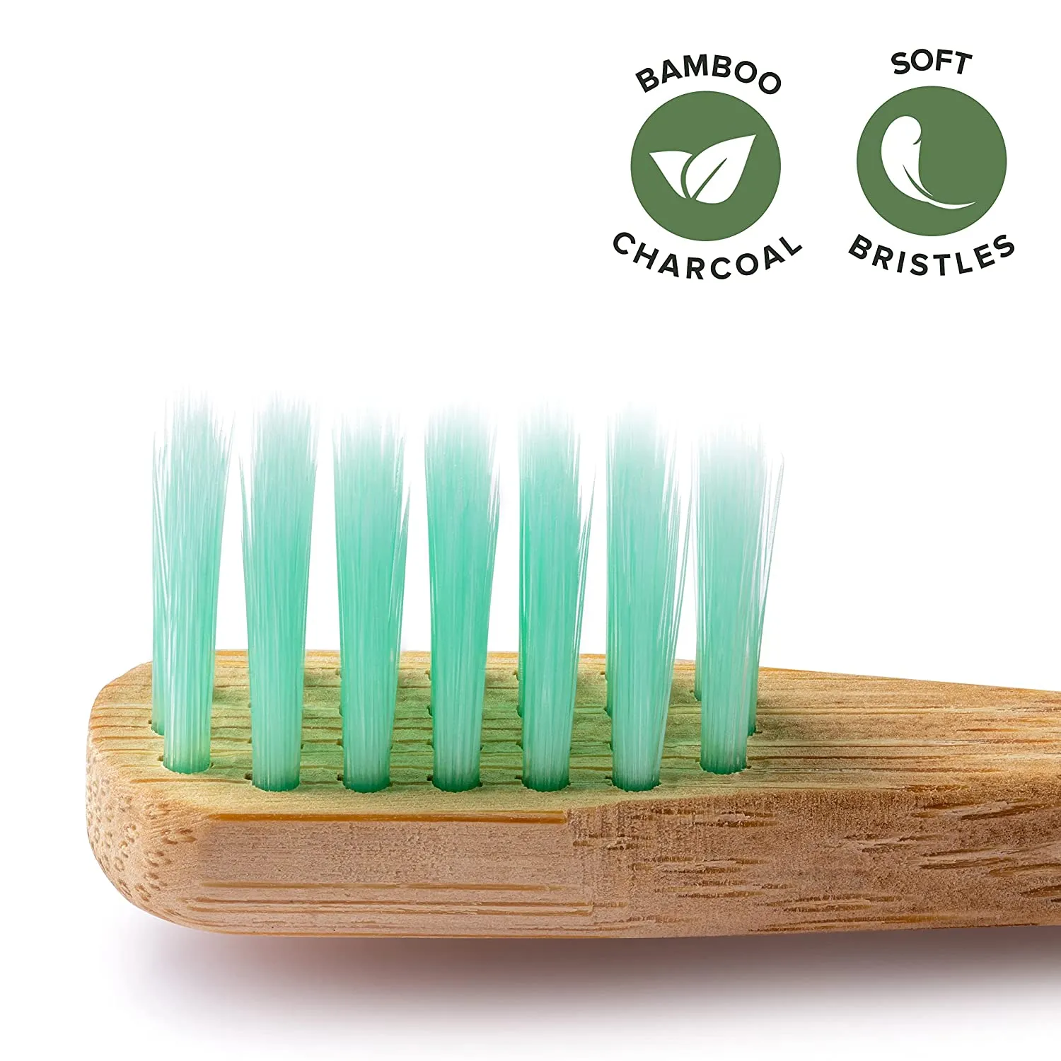 Kids Bamboo Toothbrushes, BPA Free Soft Bristles Eco-Friendly Natural Bamboo Toothbrush Set Biodegradable, Compostable & Organic, 2 Sets of 6 Pack