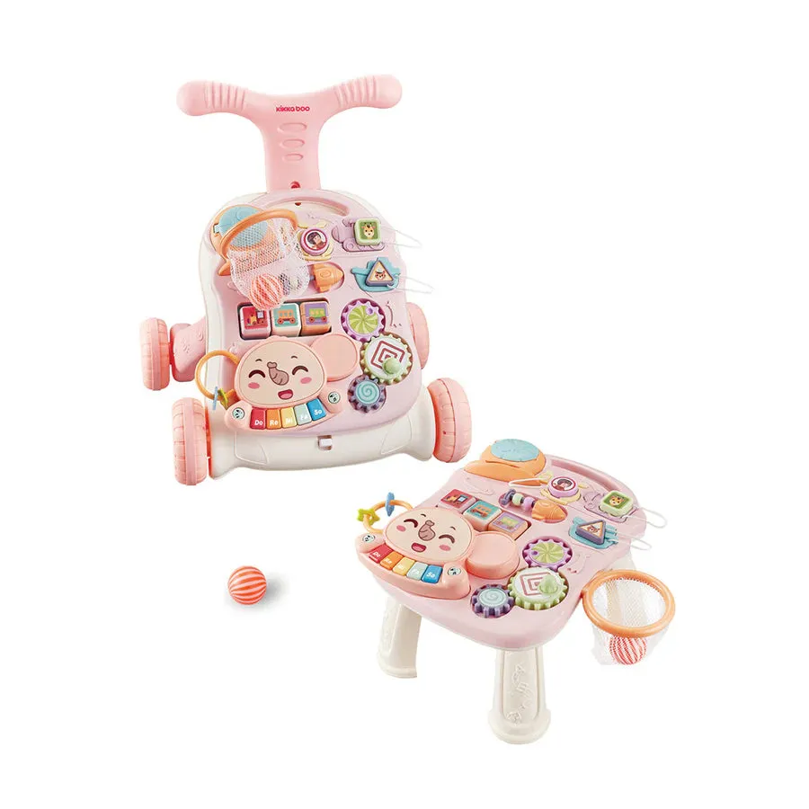 Kikkaboo 3in1 Walk 'N' Learn (Pink)