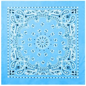 Light Blue - Trainmen Jumbo Bandana 27 in. x 27 in.