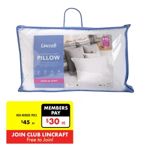 Lincraft High & Soft Pillow