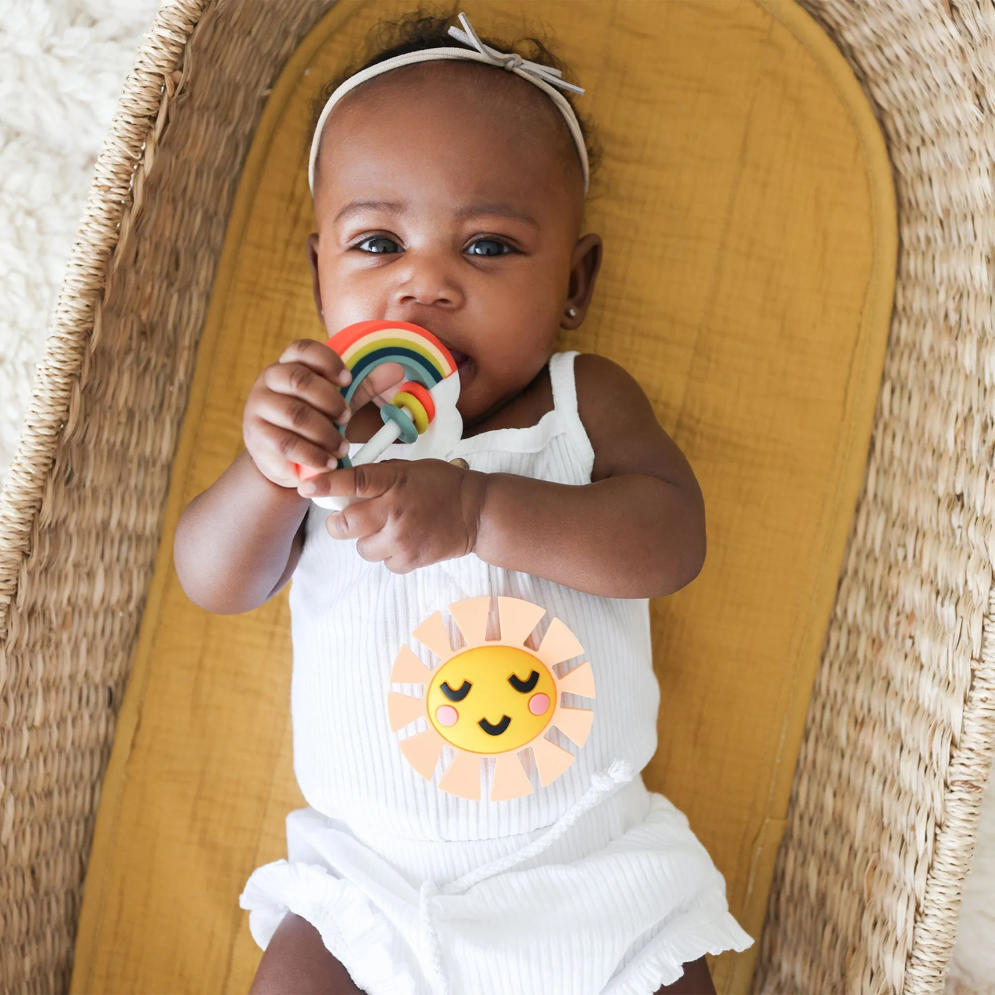 Little Rainbow Baby Teether Toy