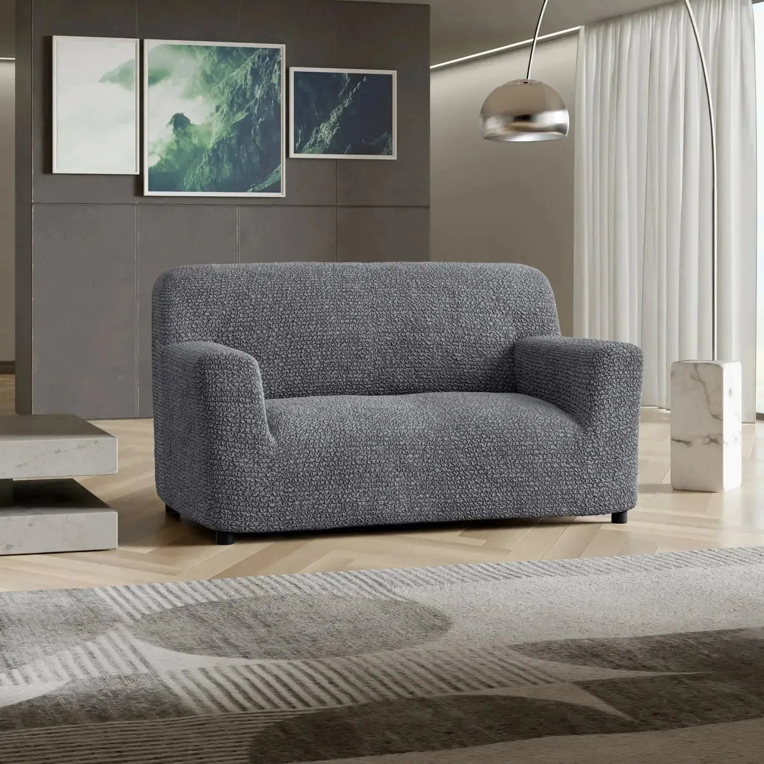 Loveseat 2 Seater Slipcover, Microfibra Collection