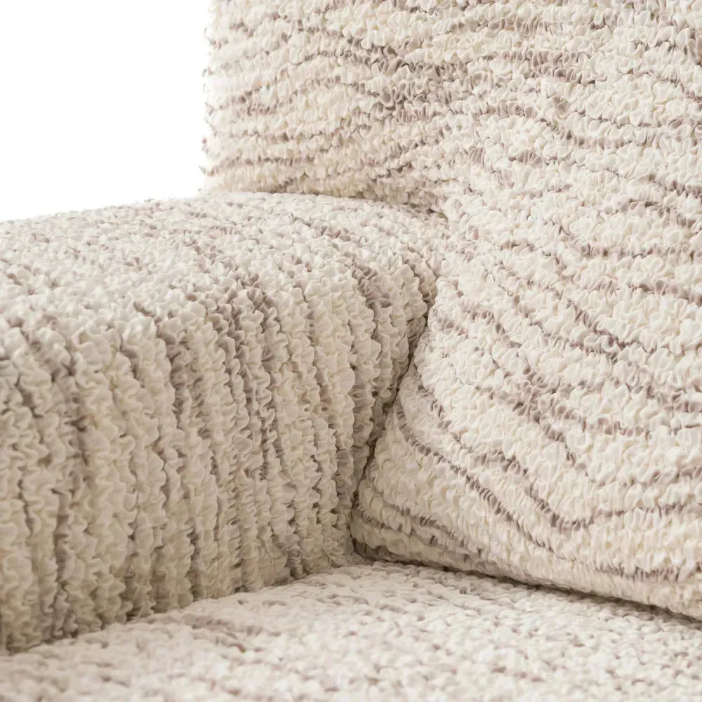 Loveseat 2 Seater Slipcover, Microfibra Printed Collection