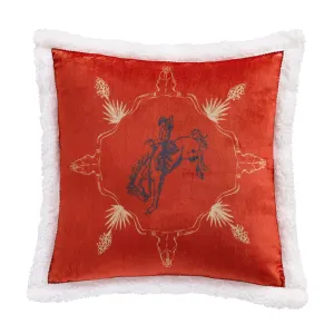 Marfa Campfire Sherpa Pillow