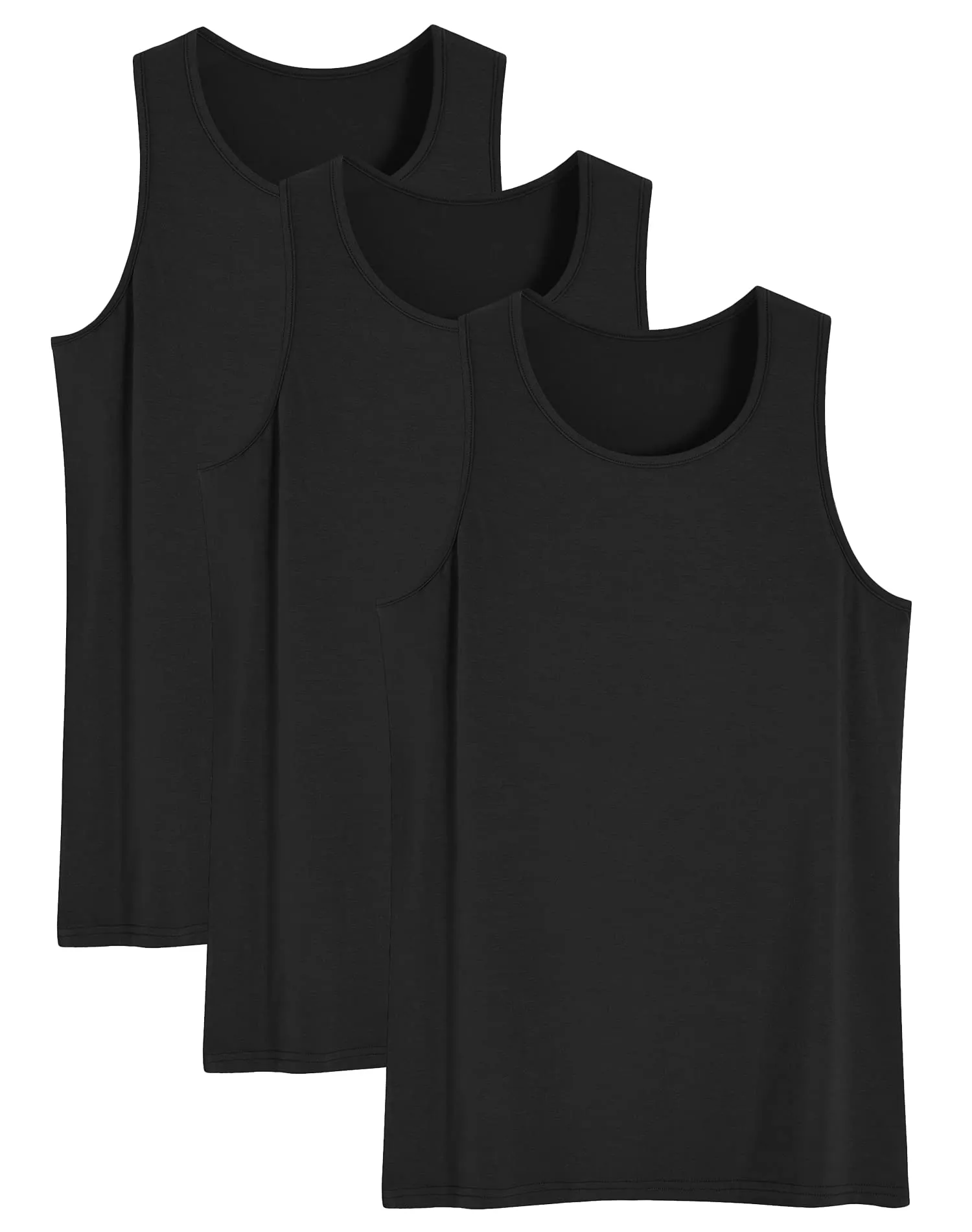 Men's Bamboo Viscose Tank Top Undershirt