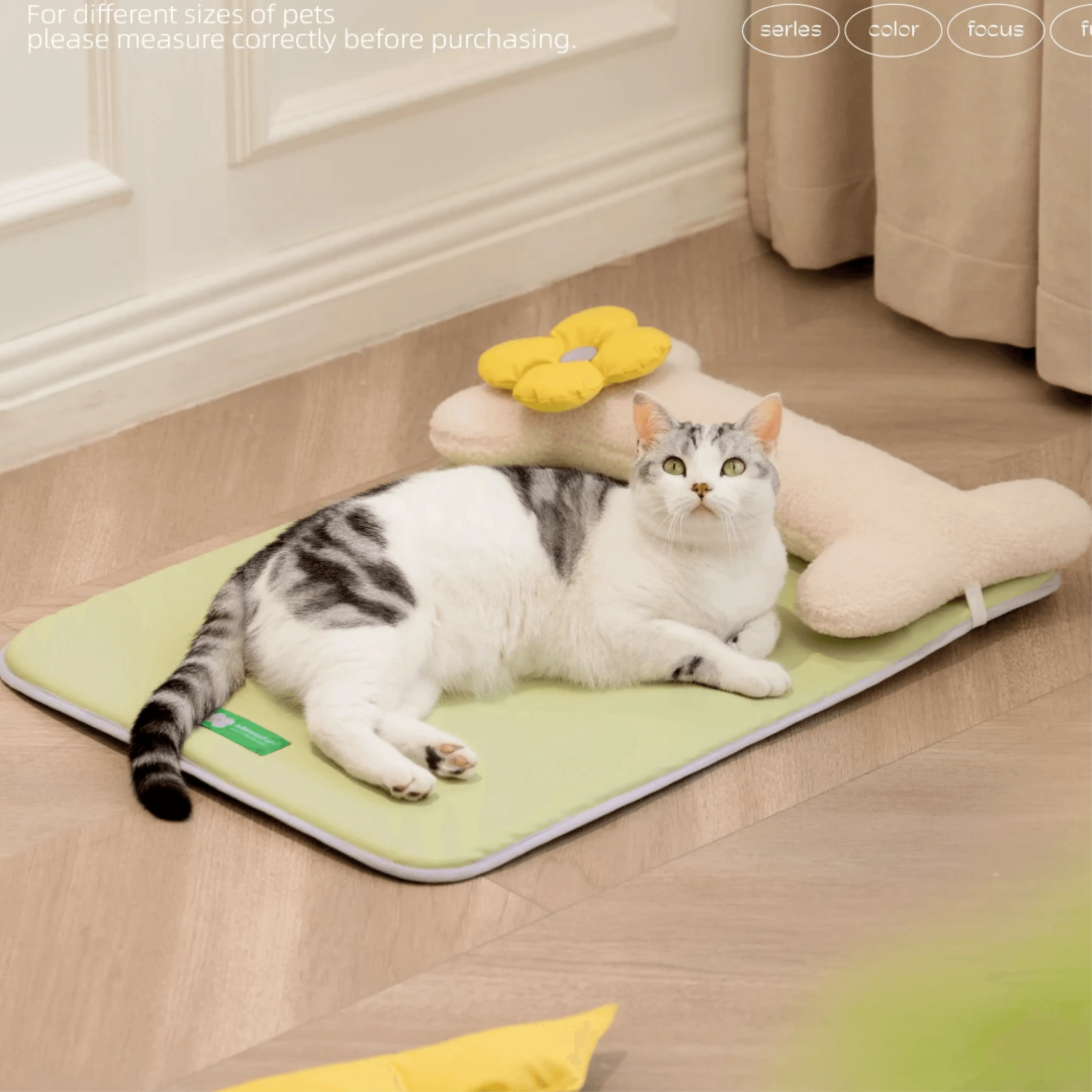 Mewoo - Cool Paws Pet Mat (w/ Bone)