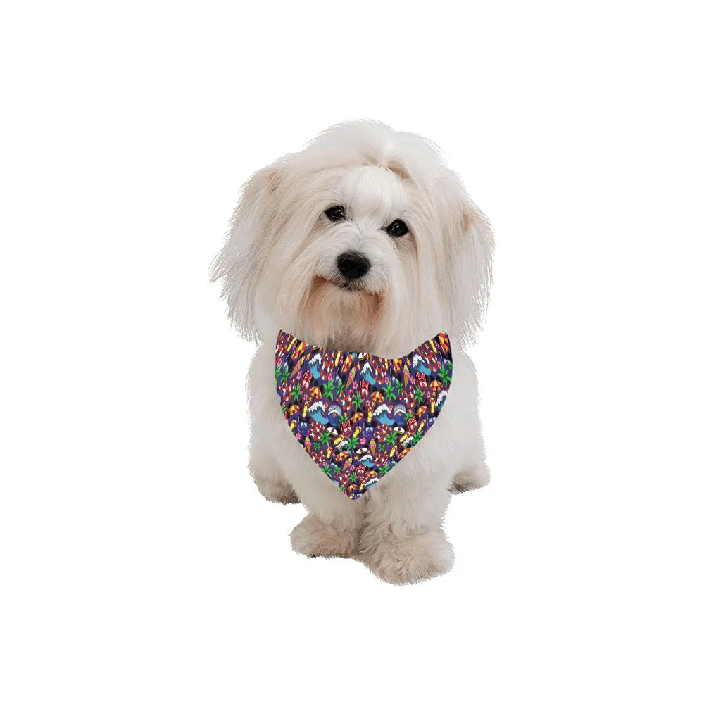 Mickey And Minnie Cruise Pet Dog Bandana