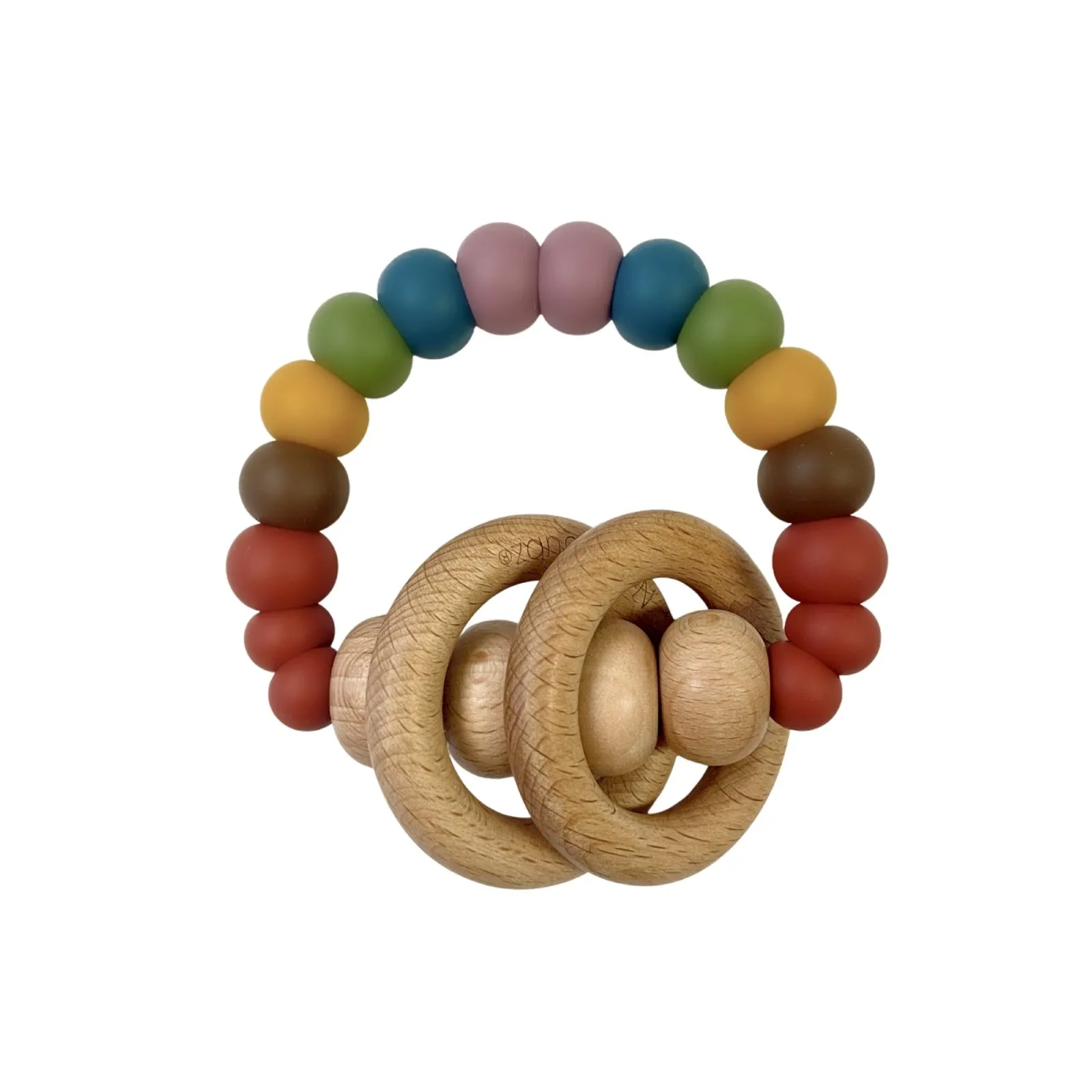 NATURE BUBZ RAINBOW RATTLE TEETHER