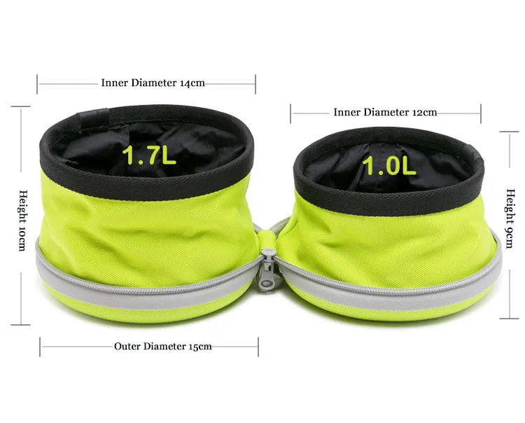 Neon Portable & Collapsible Bowls